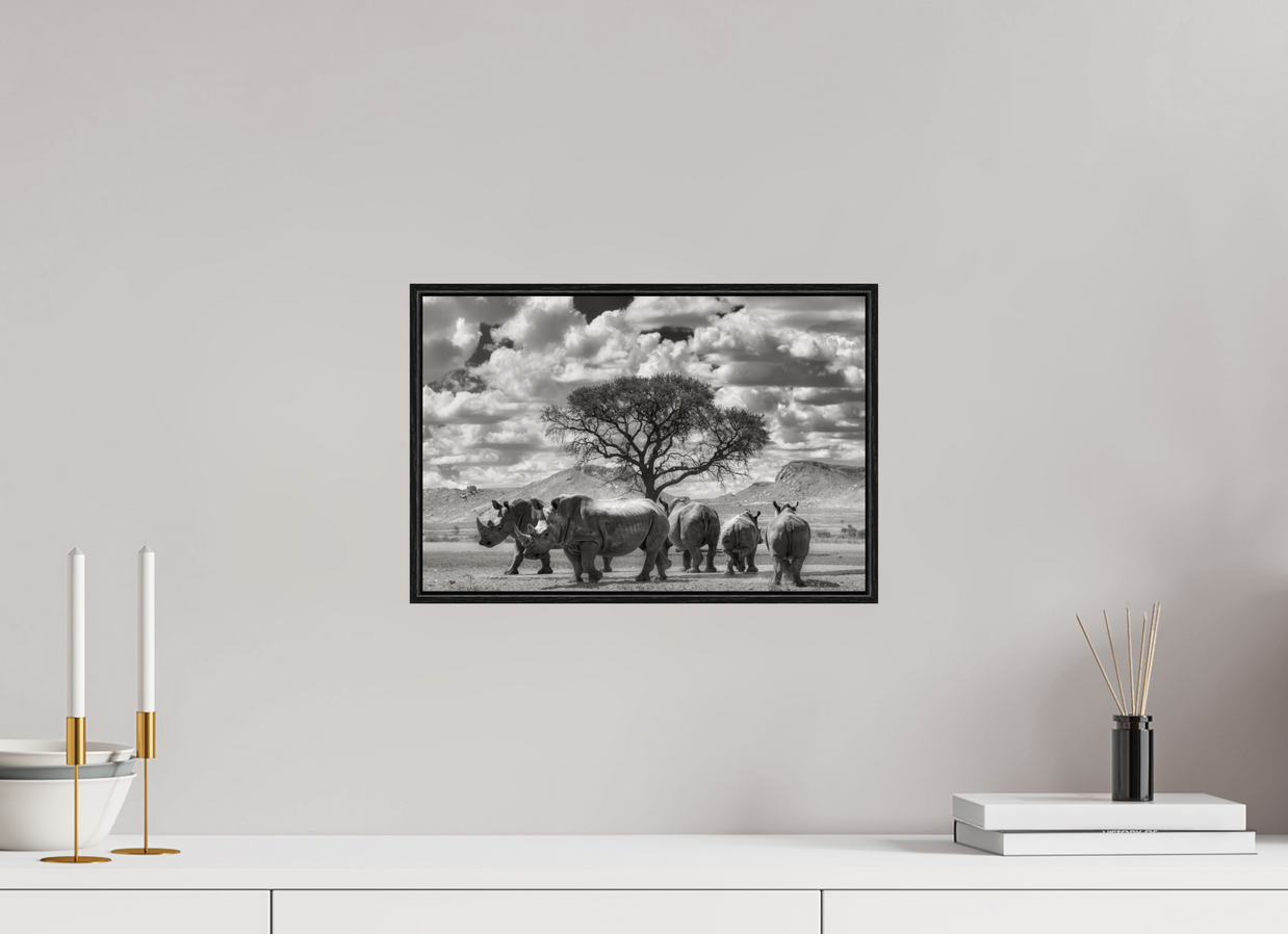 15 x 10″, S+M Black Floater Frame Perfectly Still