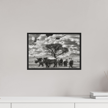 15 x 10″, S+M Black Floater Frame Perfectly Still