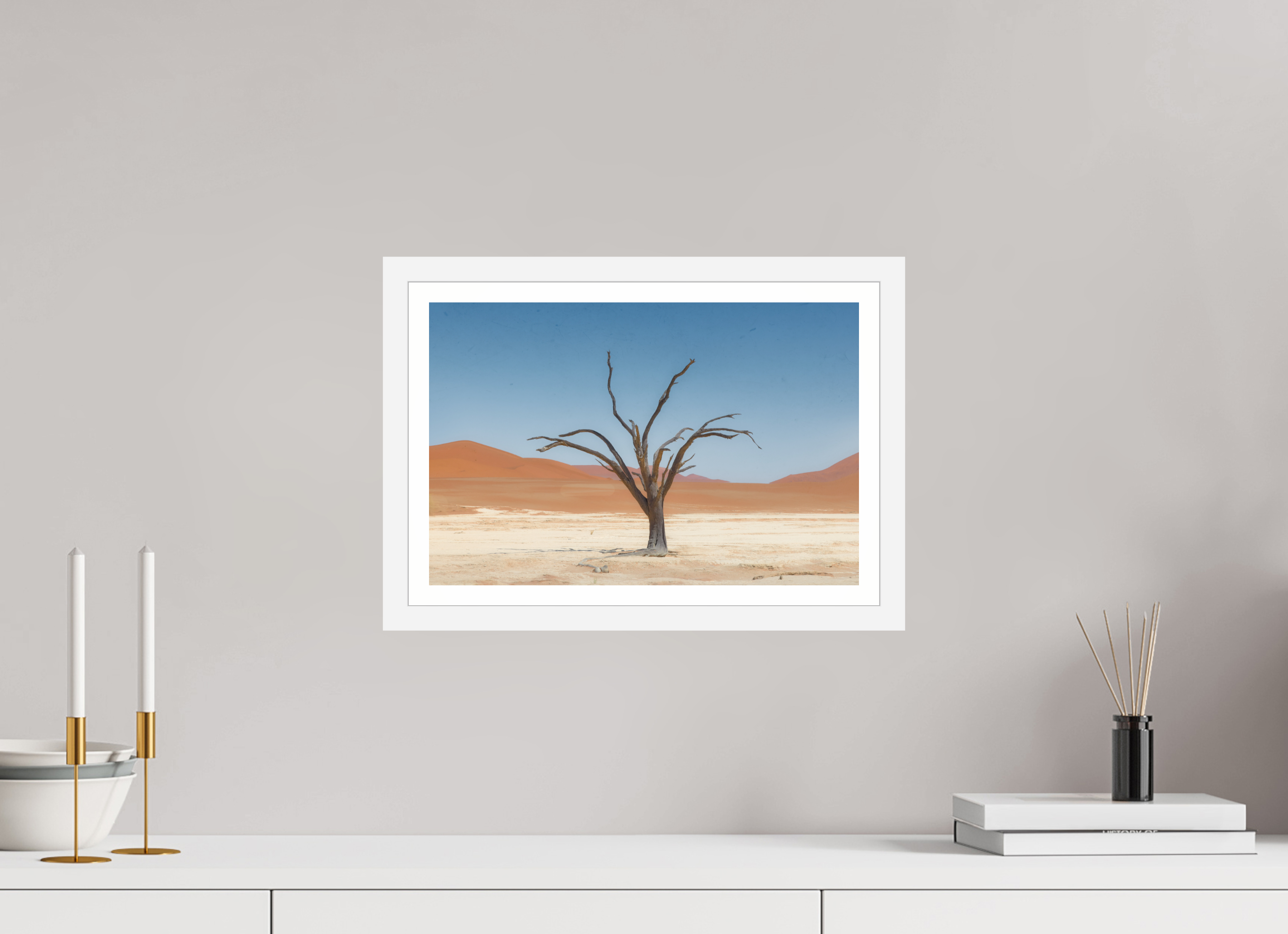 15 x 10″, S+M White Frame + Border TO BE