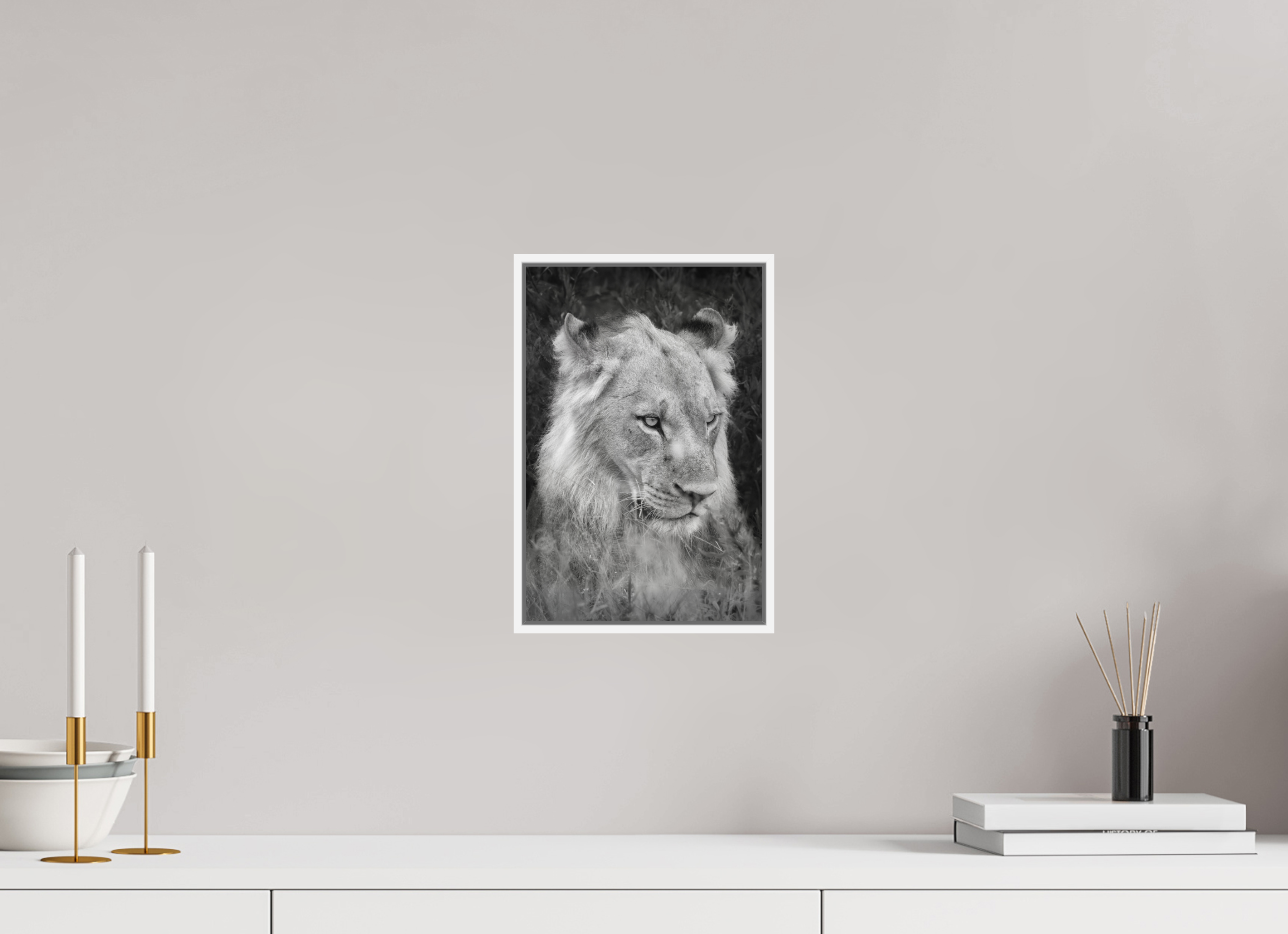 8 x 12″, S+M White Floater Frame Heavy will be the Crown