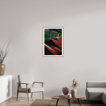 20 x 30″, L+XL Oak Frame + Border MAKING FREINDS