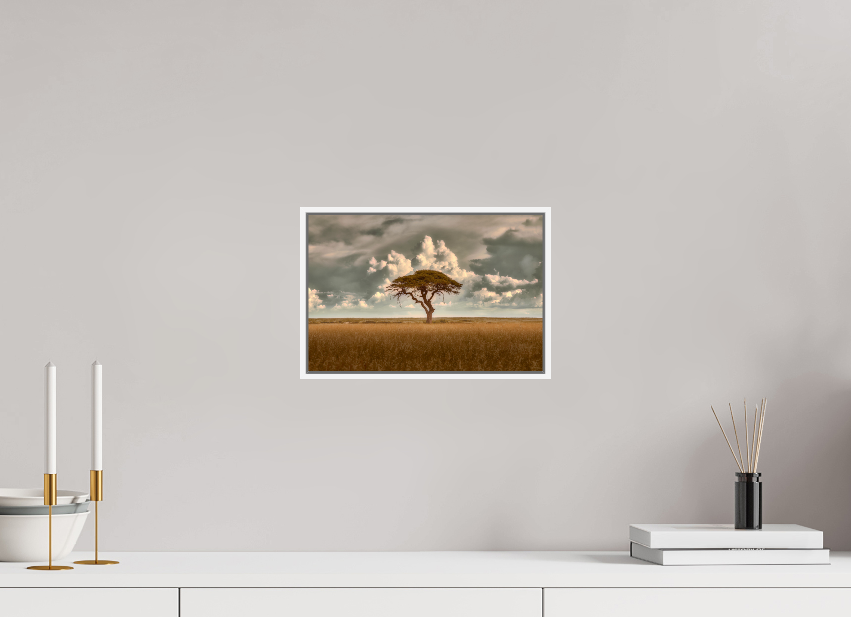 12 x 8″, S+M White Floater Frame Structured Chaos