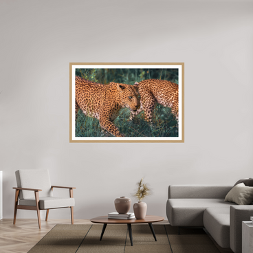 60 x 40″, Exhibition Oak Frame + Border UNTAMED OPULENCE