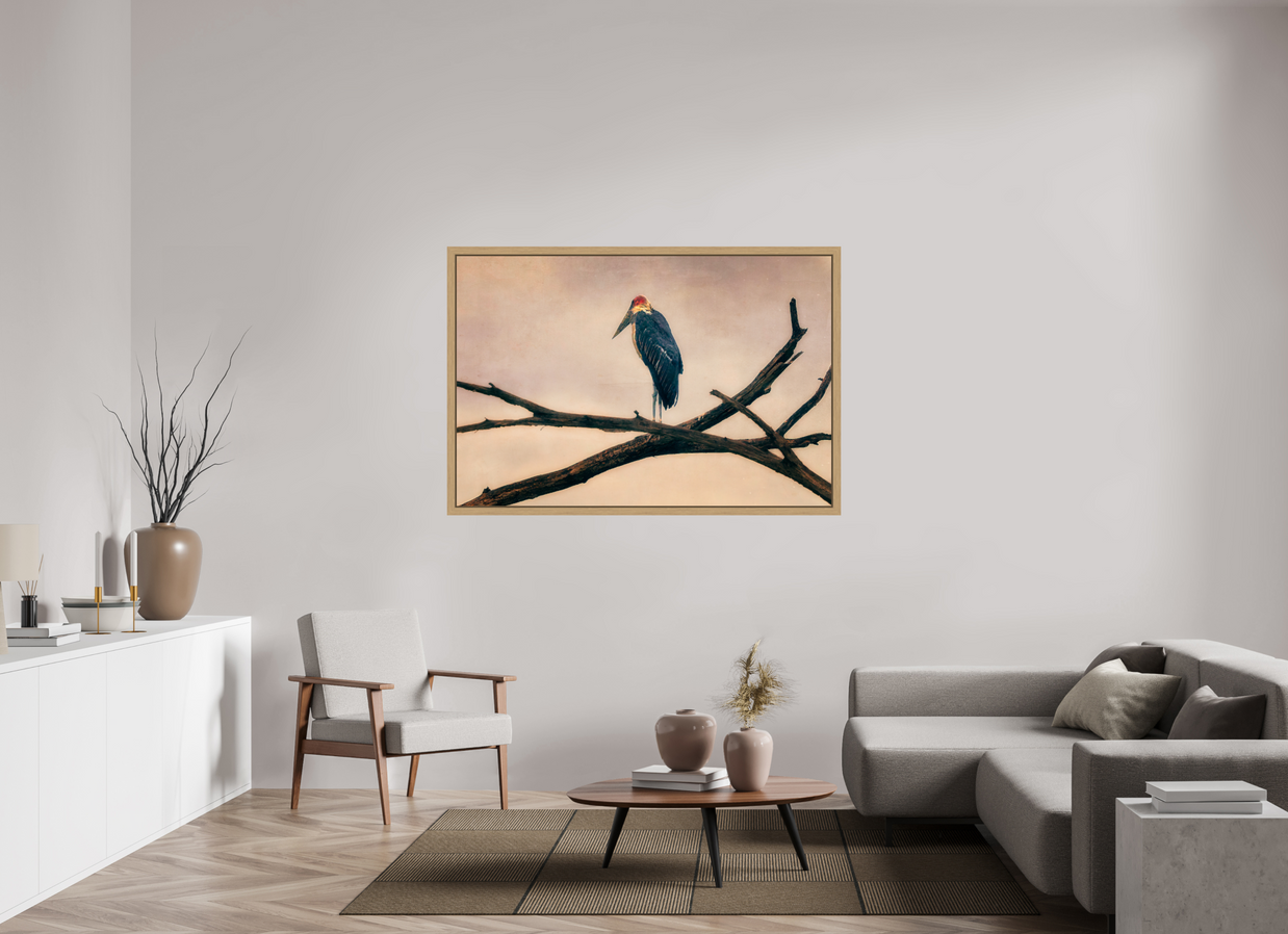60 x 40″, Exhibition Oak Floater Frame THE LAST WITNESS