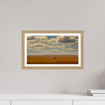 16 x 9″, S+M Oak Frame + Border FREEDOM OF EXPOSURE