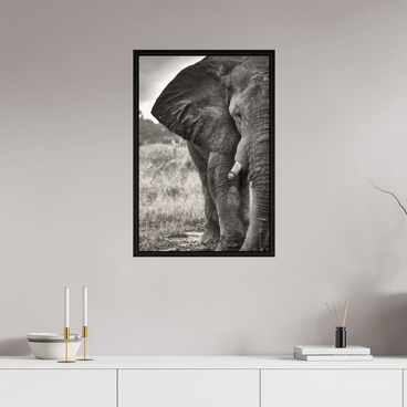 20 x 30″, L+XL Black Floater Frame BURDEN OF A TITAN
