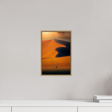 8 x 12″, S+M Oak Floater Frame No Promise of Direction