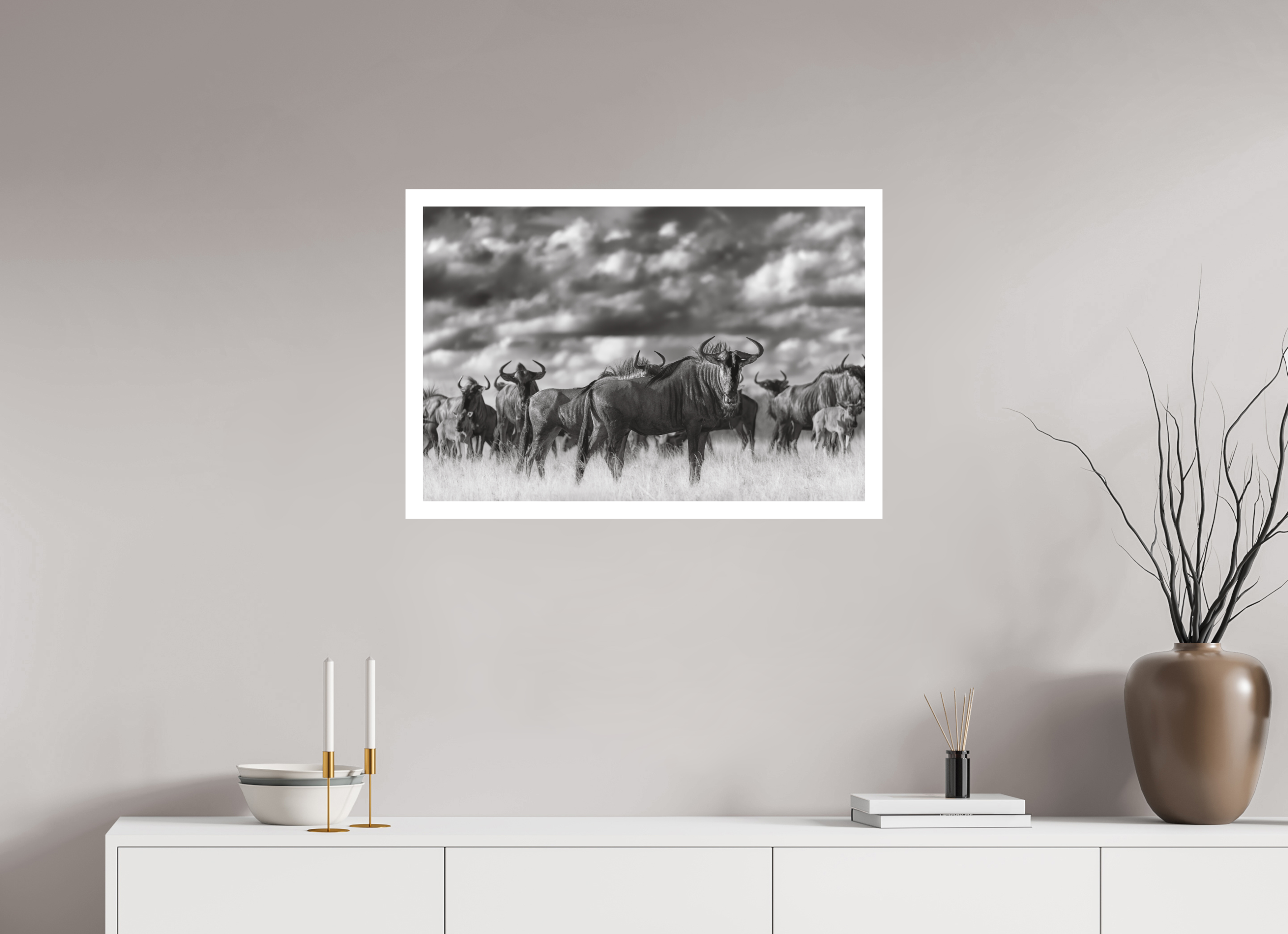 30 x 20″, L Print MYSELF IN THE MANY