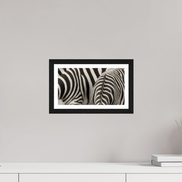 12 x 6.8″, S+M Black Frame + border NOT THE SAME