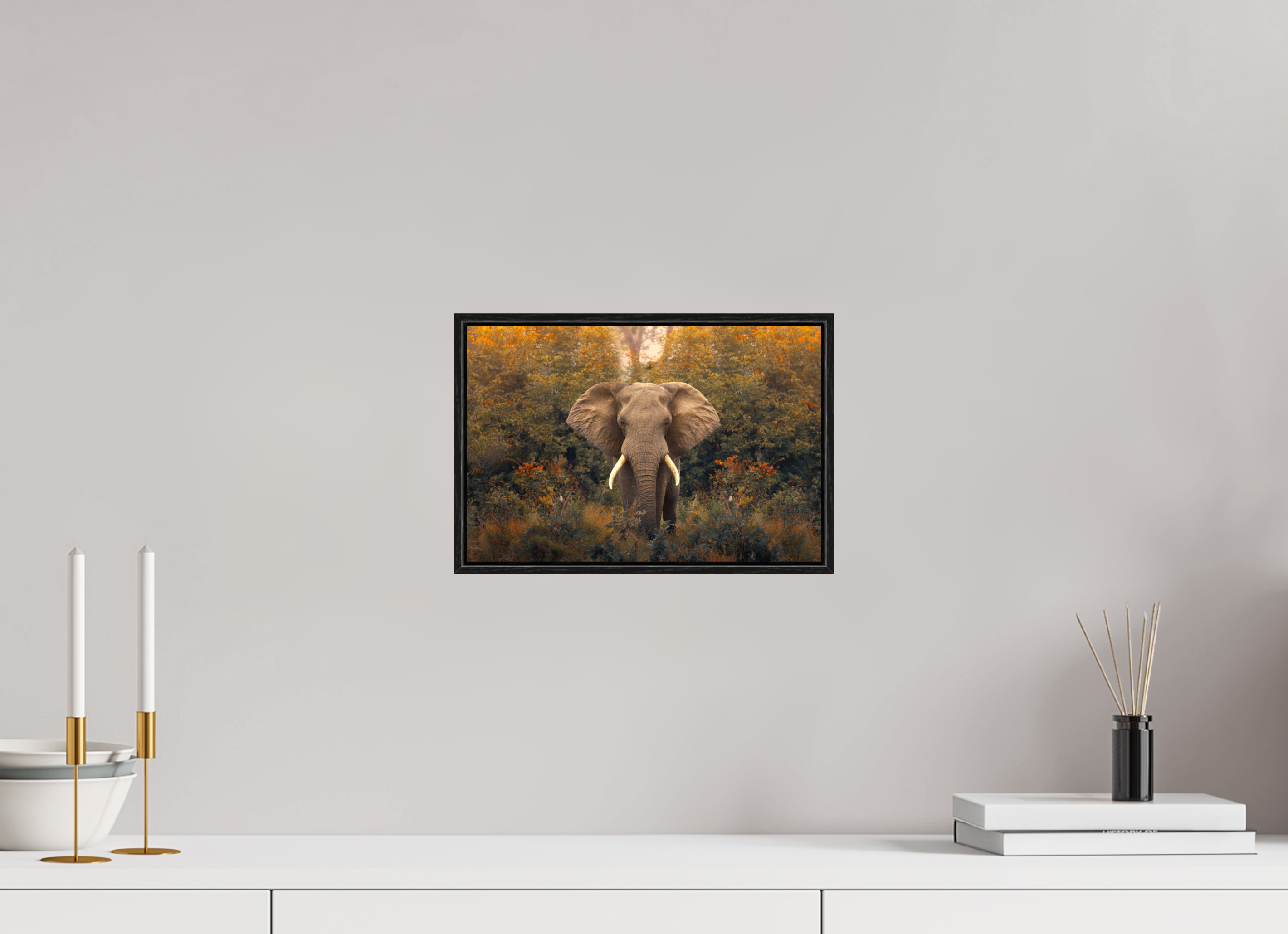 12 x 8″, S+M Black Floater Frame Revelation