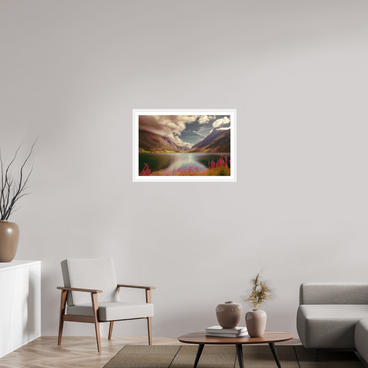 30 x 20″, L+XL White Frame + Border A PERFECTLY ORDINARY PLACE