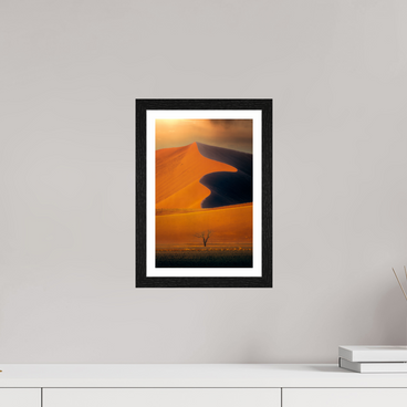 8 x 12″, S+M Black Frame + border NO PROMISE OF DIRECTION