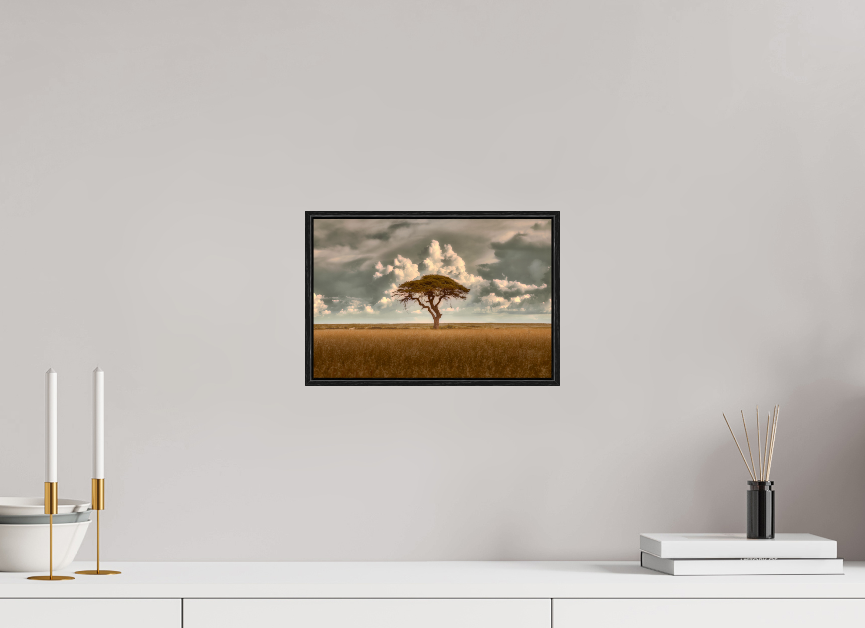 12 x 8″, S+M Black Floater Frame Structured Chaos