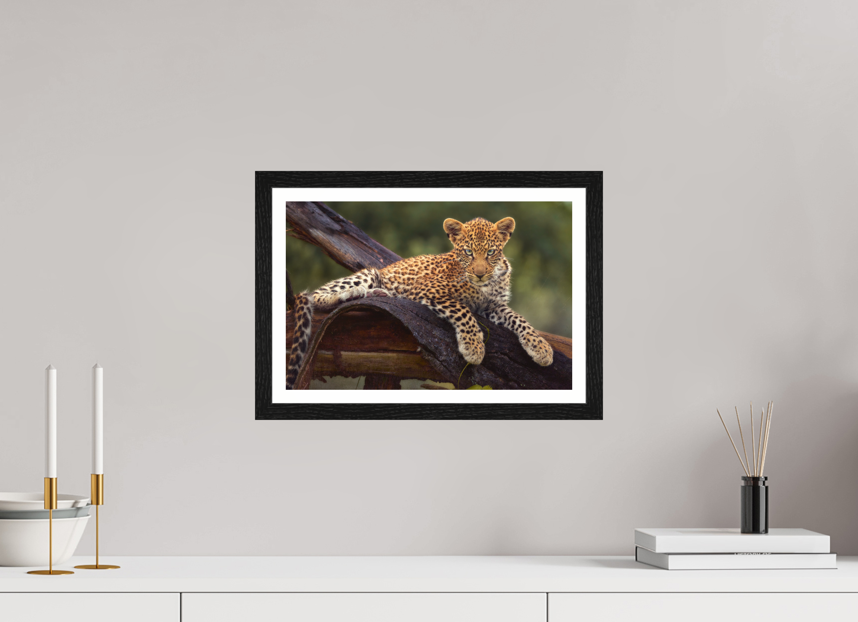 15 x 10″, S+M Black Frame + border BEFORE KNOWING