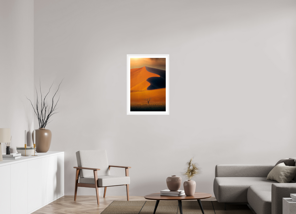 20 x 30″, L+XL White Frame + Border NO PROMISE OF DIRECTION