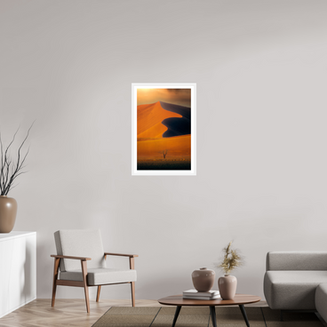 20 x 30″, L+XL White Frame + Border NO PROMISE OF DIRECTION