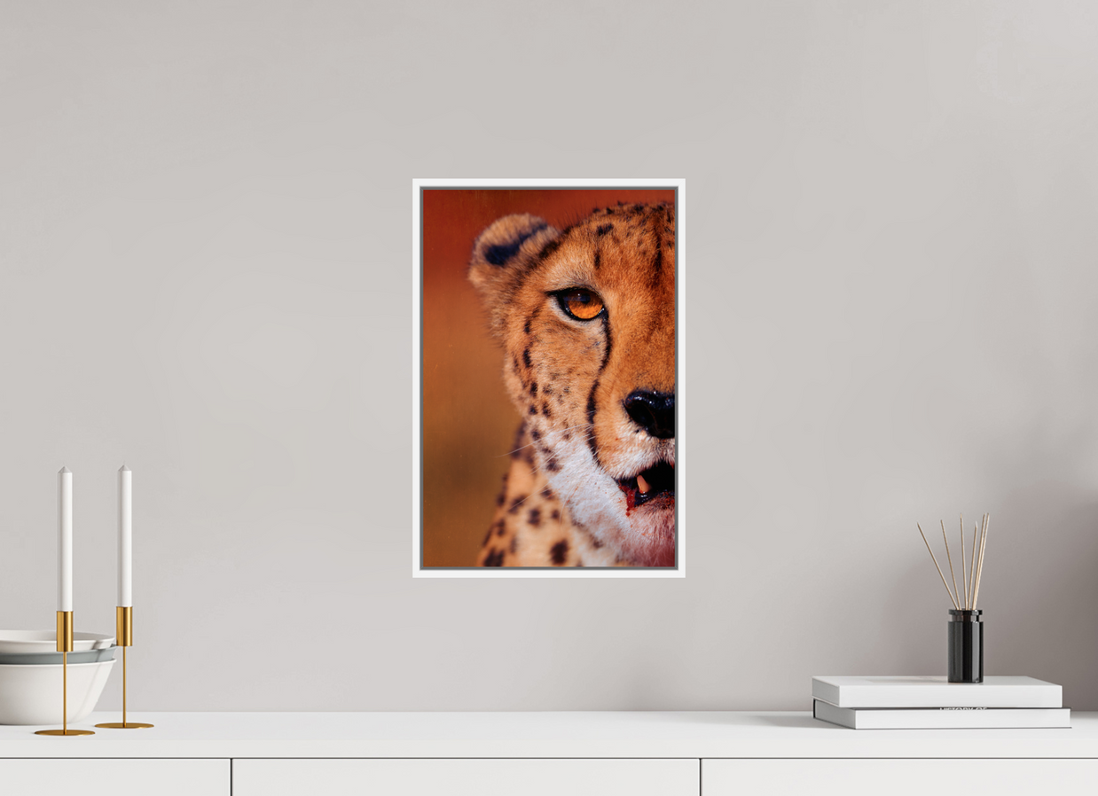 10 x 15″, S+M White Floater Frame As It Is