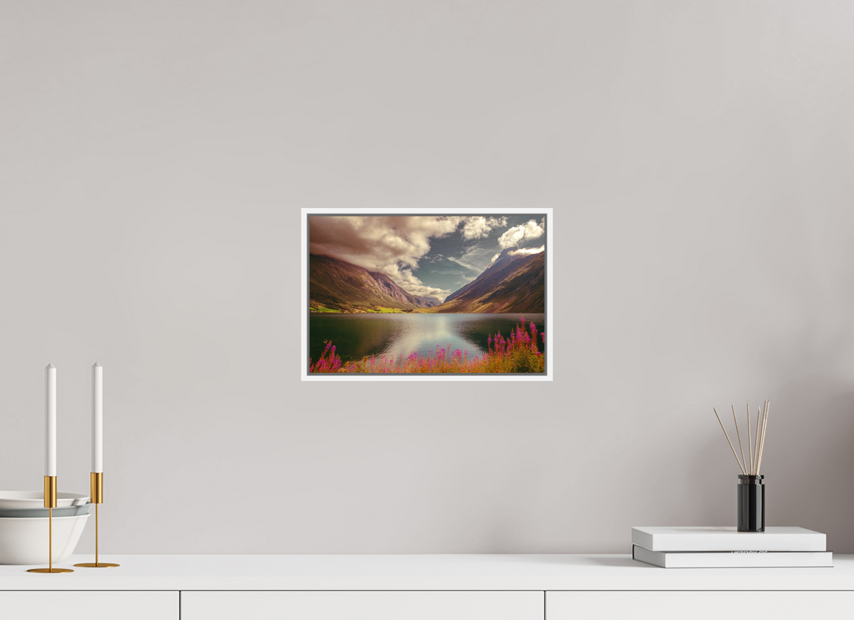 12 x 8″, S+M White Floater Frame A PERFECTLY ORDINARY PLACE