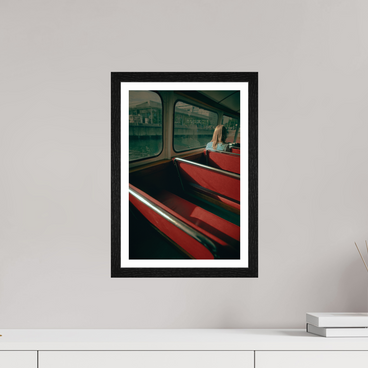 10 x 15″, S+M Black Frame + border MAKING FREINDS