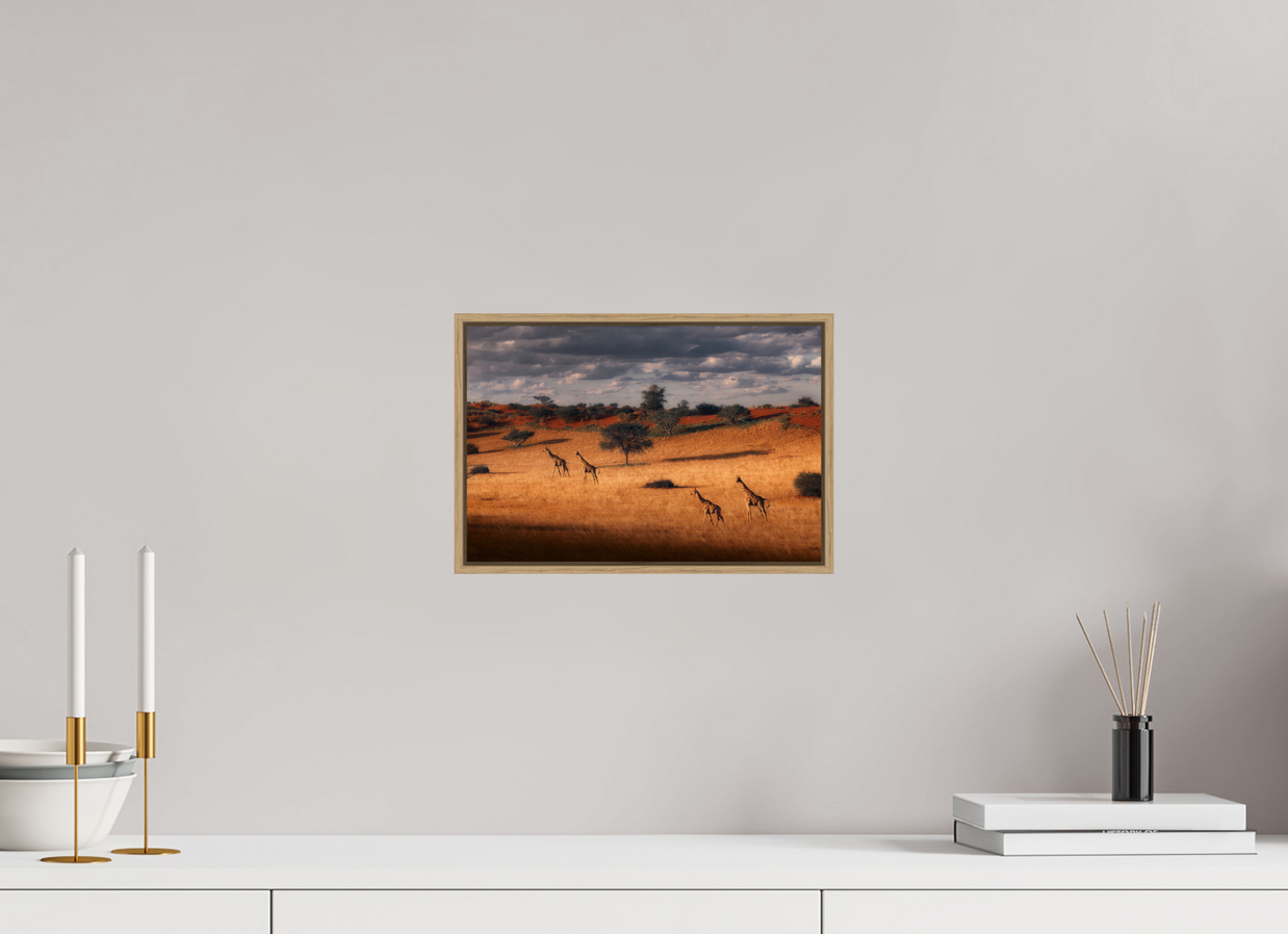 12 x 8″, S+M Oak Floater Frame Symphony of Silence