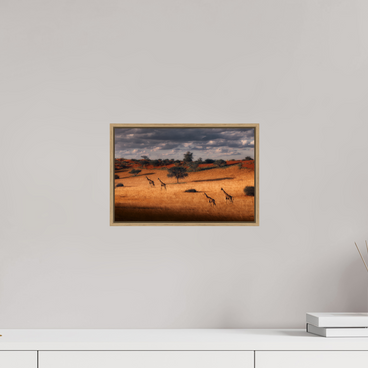 12 x 8″, S+M Oak Floater Frame Symphony of Silence