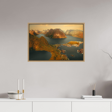30 x 20″, L+XL Oak Floater Frame VIEW FROM THE GODS