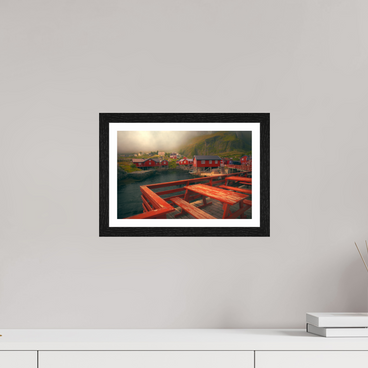12 x 8″, S+M Black Frame + border TABLE FOR TWO
