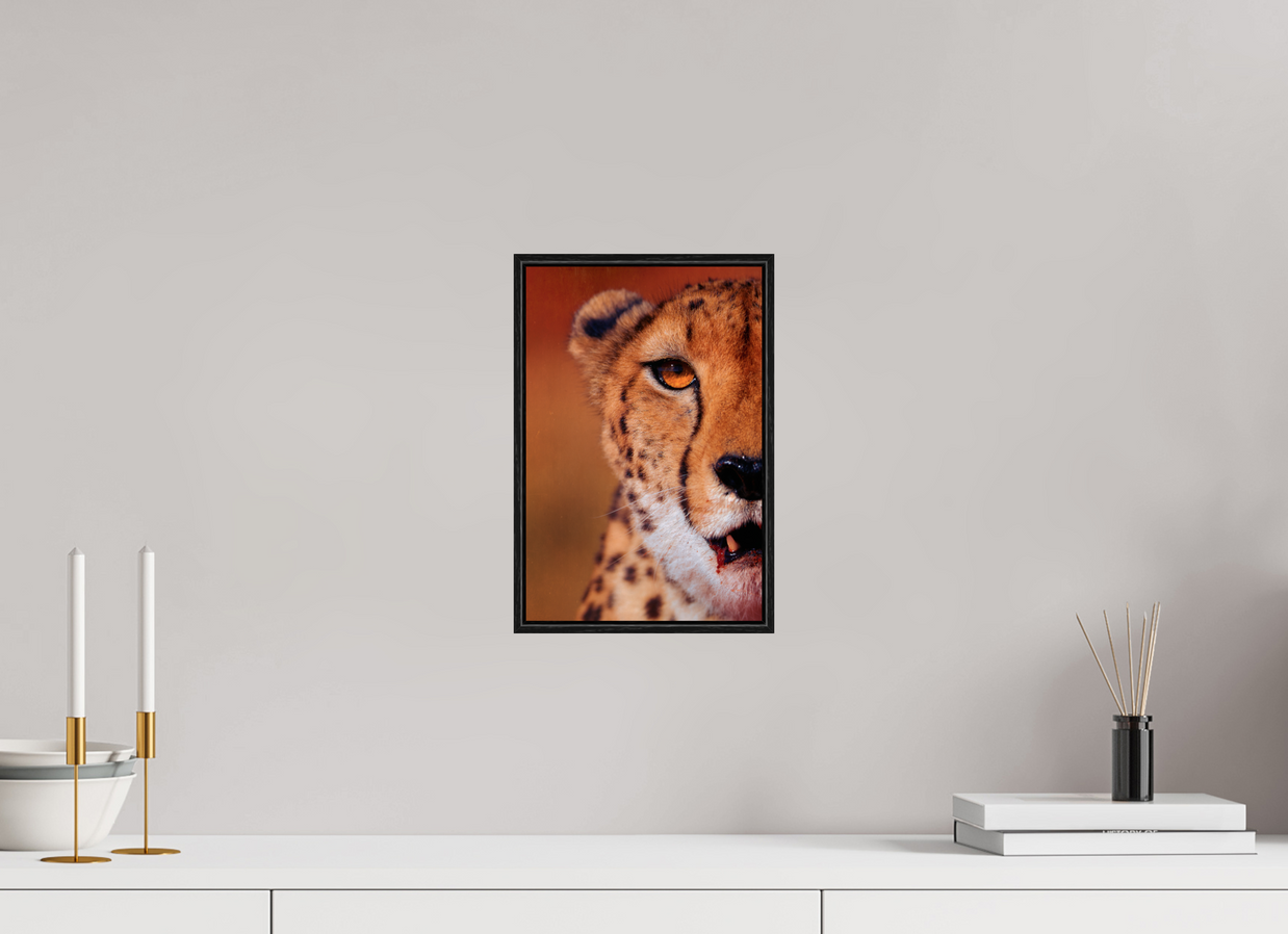 8 x 12″, S+M Black Floater Frame As It Is