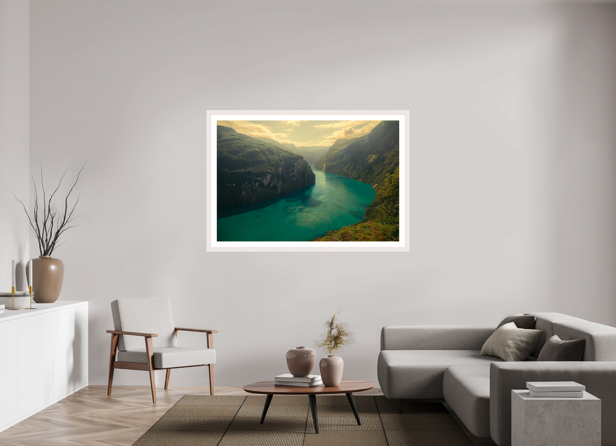 60 x 40″, Exhibition White Maple Frame + Border LIFEBLOOD