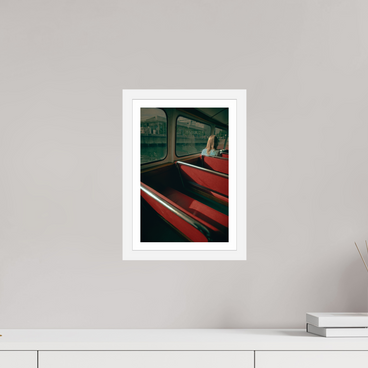 8 x 12″, S+M White Frame + Border MAKING FREINDS