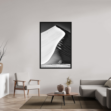 40 x 60″, Exhibition Black Floater Frame THE EDGE