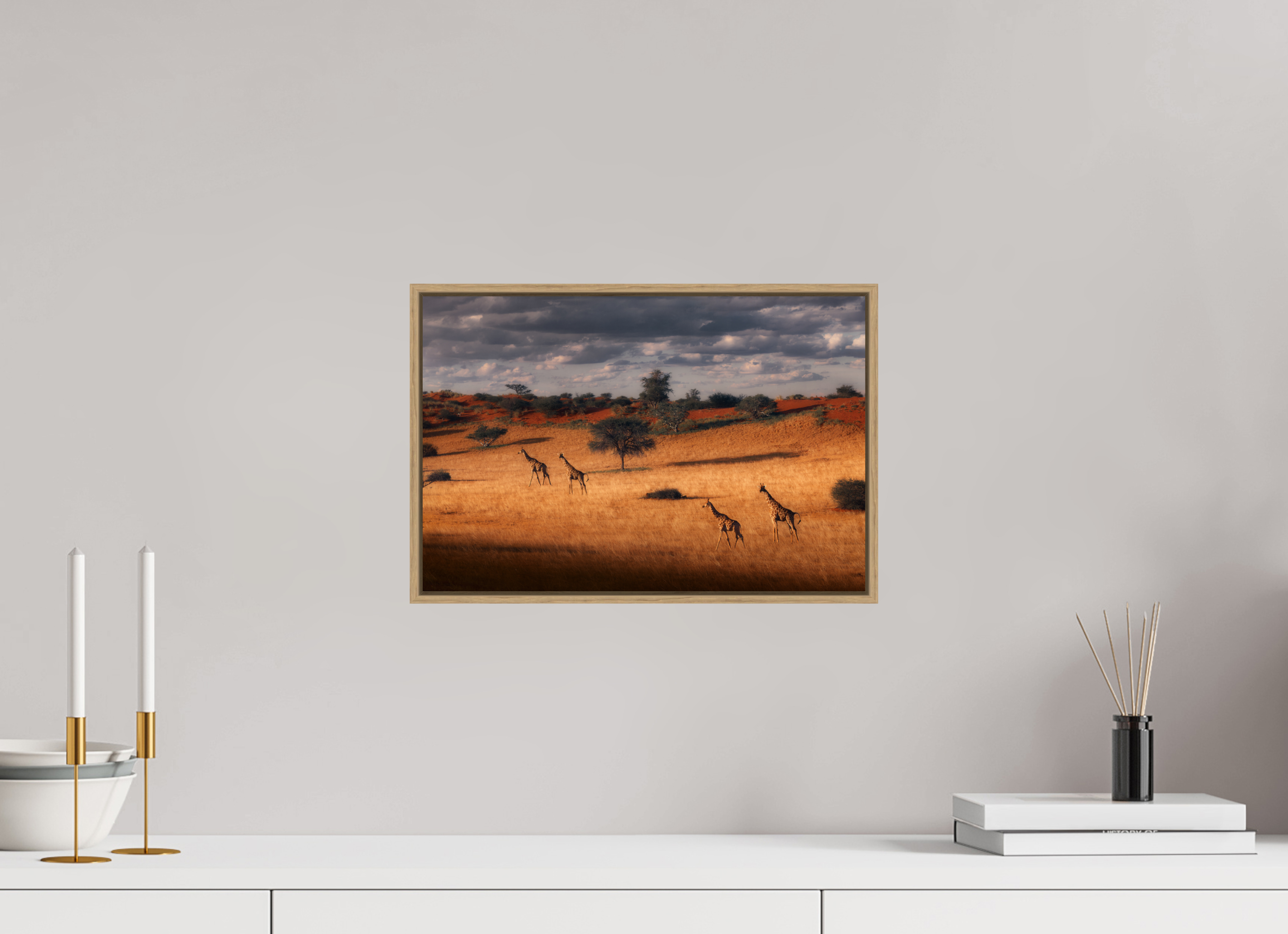 15 x 10″, S+M Oak Floater Frame Symphony of Silence
