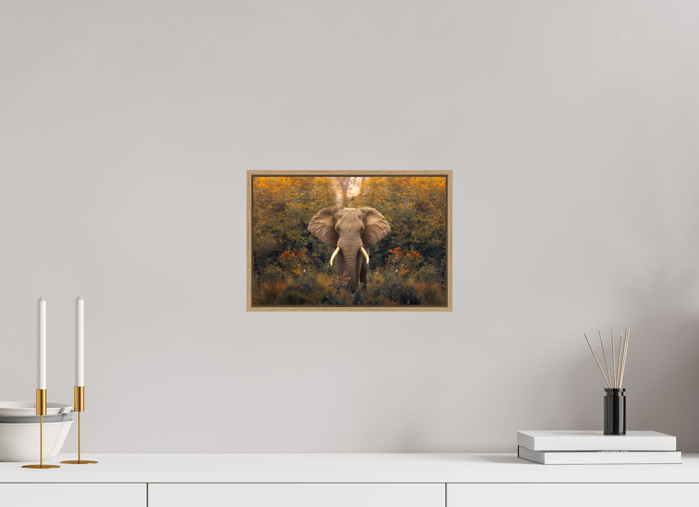 12 x 8″, S+M Oak Floater Frame Revelation