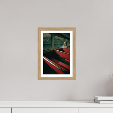 8 x 12″, S+M Oak Frame + Border MAKING FREINDS
