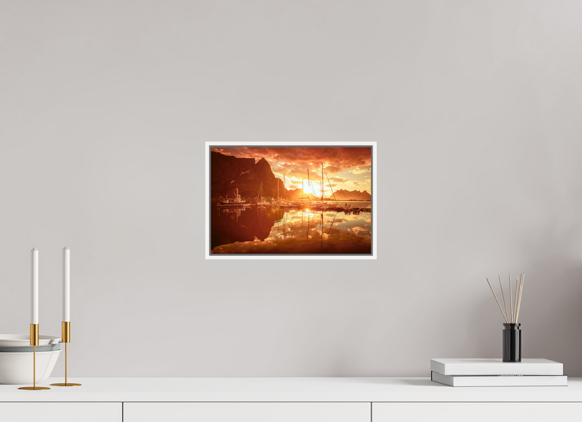 12 x 8″, S+M White Floater Frame A MINOR COSMIC EVENT