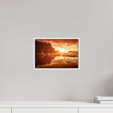 12 x 8″, S+M White Floater Frame A MINOR COSMIC EVENT